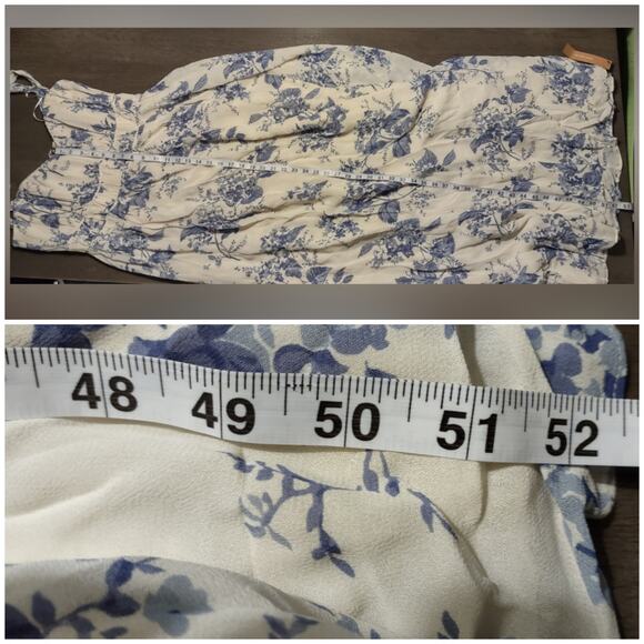 Reformation Jayde Maxi Dress - Lupine Floral Size 12 - Picture 13 of 16